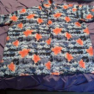 Happy Bay 3XL Flowered Hawaiian Shirt
